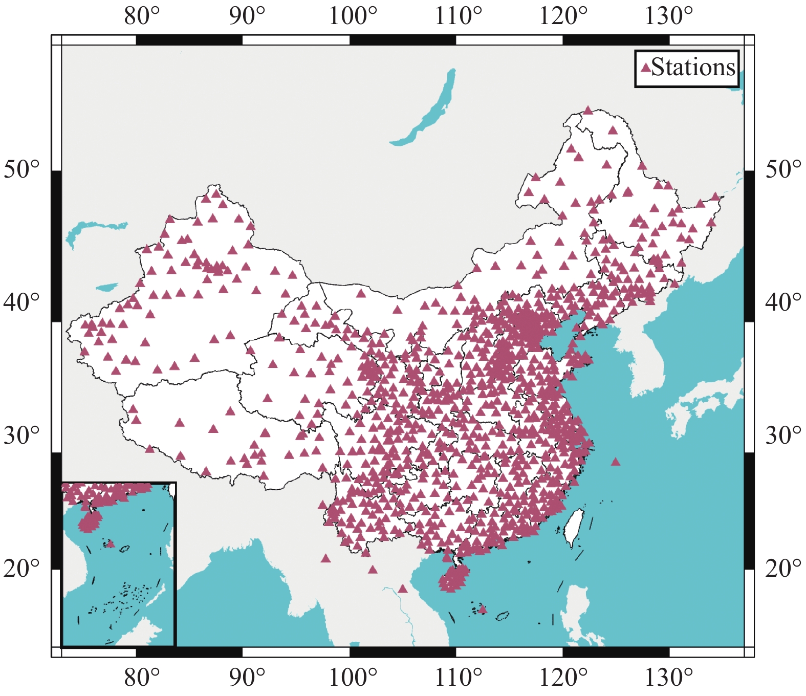 中国地震台网中心实时汇集的地震观测数据采用国际标准的miniseed格式